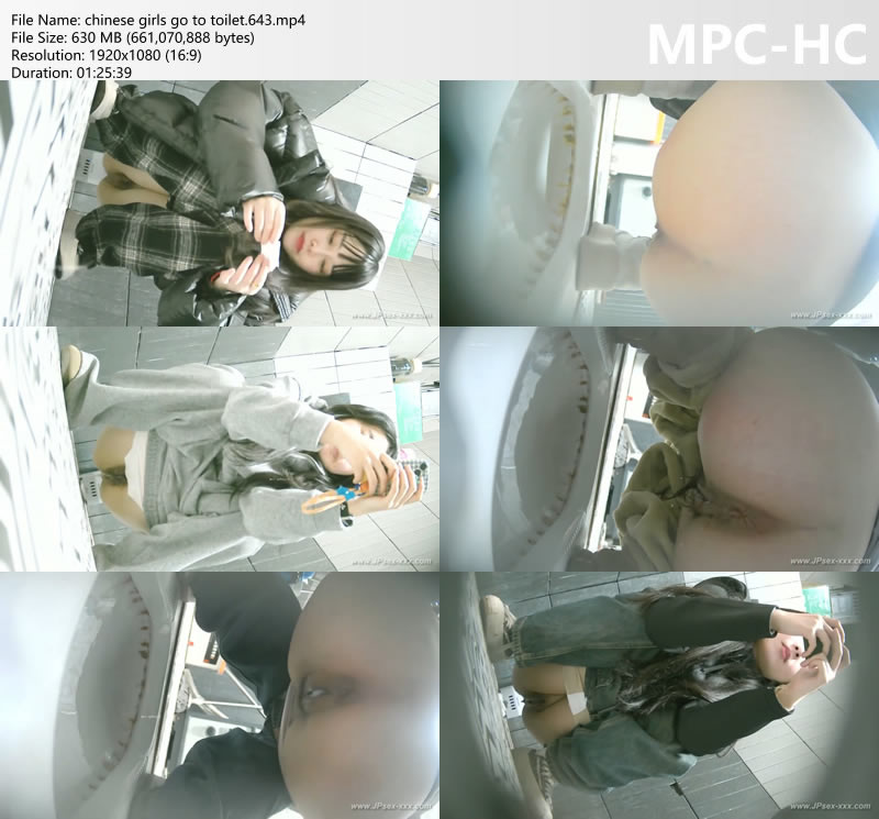 chinese girls go to toilet.643